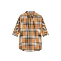 Robe chemise à motif Vintage check - Antique Yellow