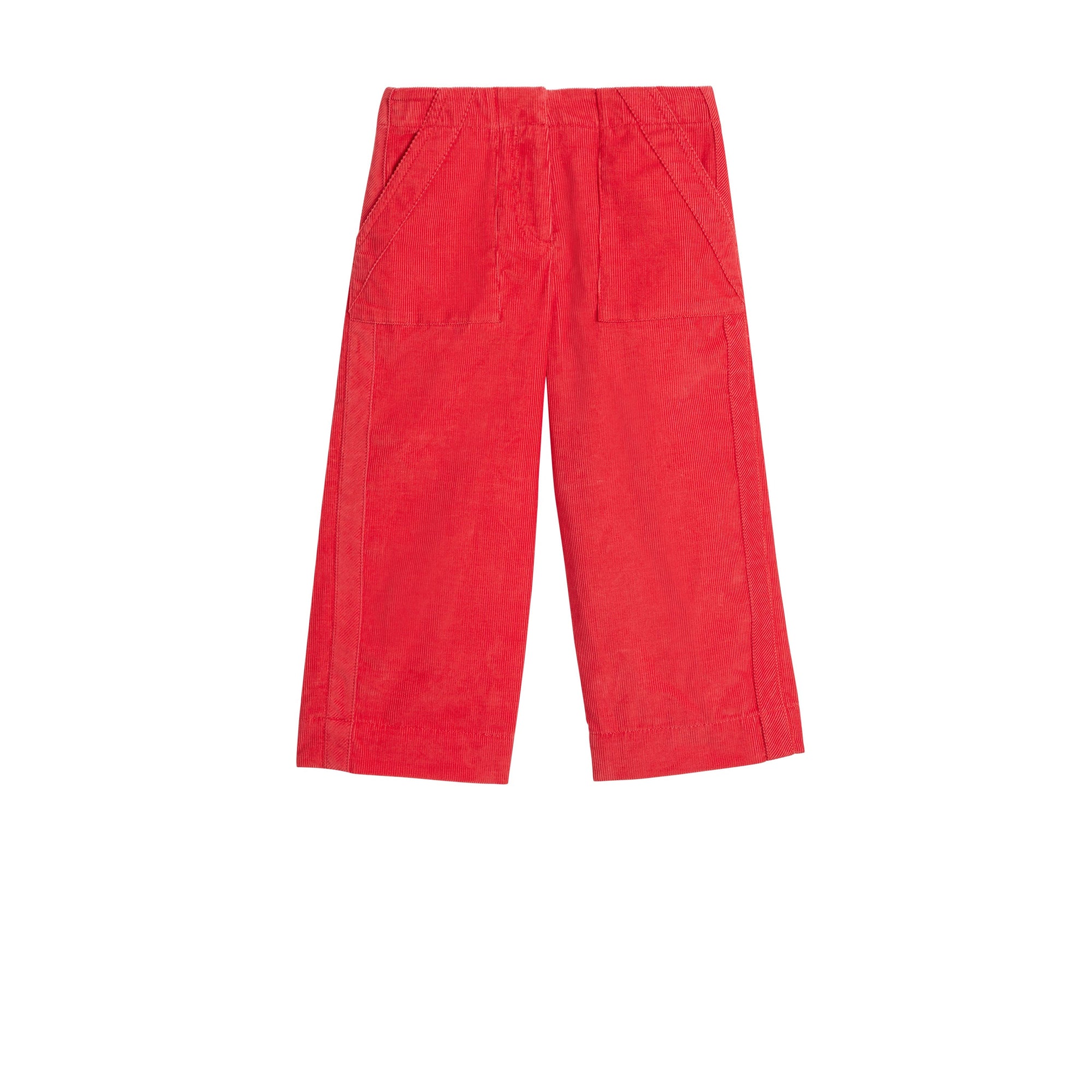 Pantalon ample en velours côtelé - Bright Orange Red