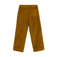 Pantalon ample en velours côtelé - Ochre