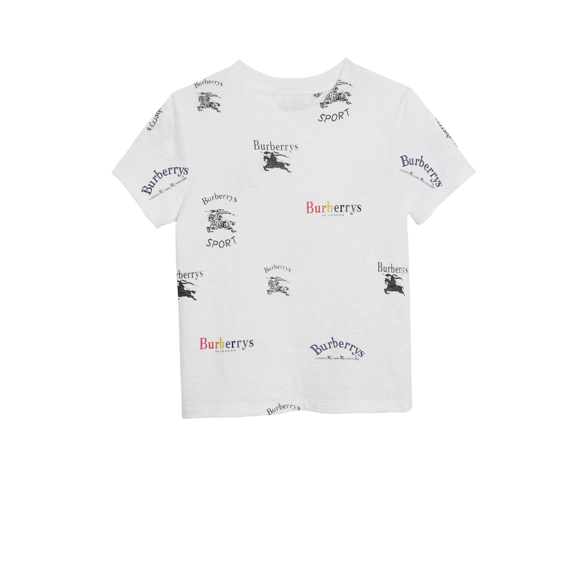 T-shirt en jersey avec logo d'archive - White