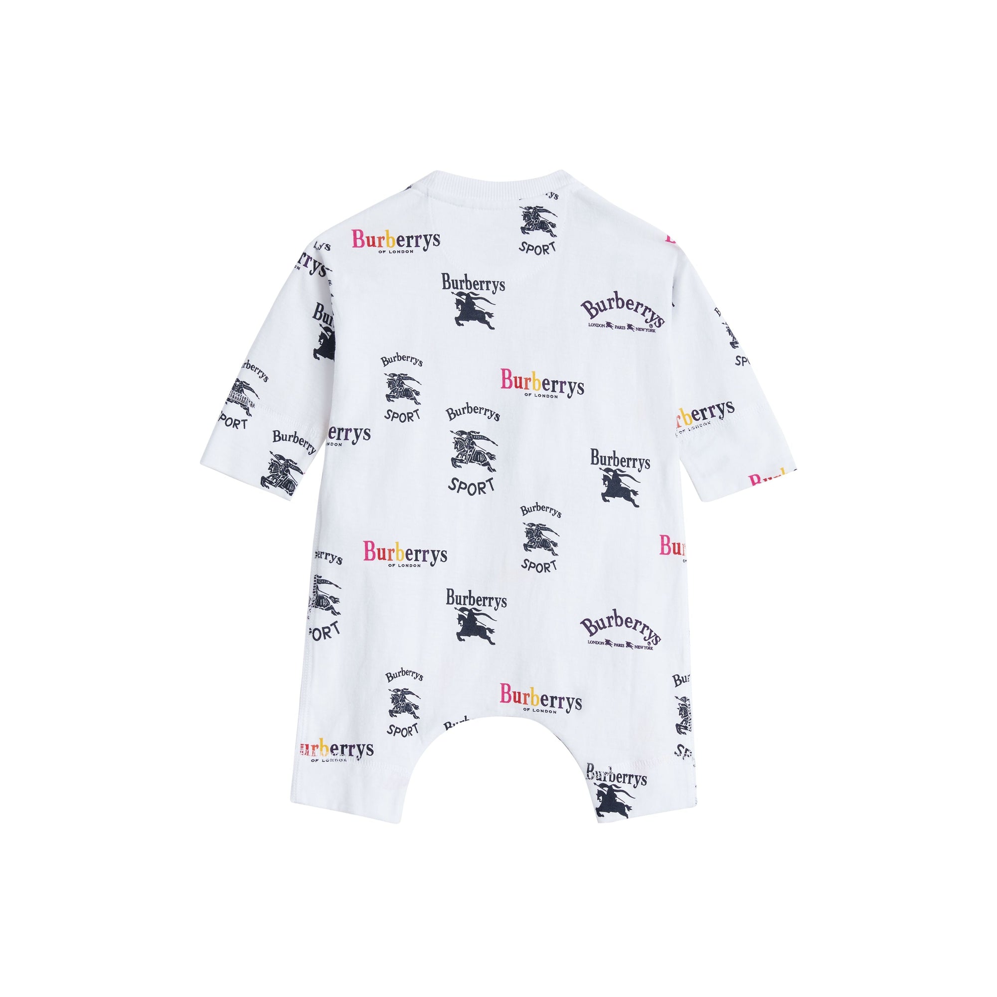 Coffret cadeau deux pièces pour bébé avec logo d'archive - White
