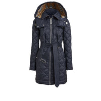 Manteau léger matelassé avec capuche amovible - Ink