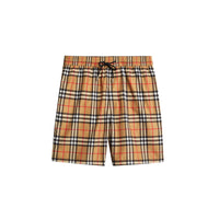 Short de bain Vintage check avec cordon de serrage - Antique Yellow