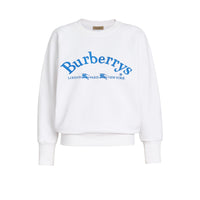 Sweat-shirt en jersey avec logo d'archive brodé - White
