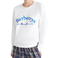 Sweat-shirt en jersey avec logo d'archive brodé - White