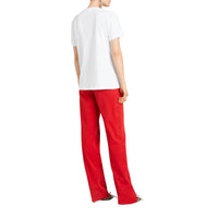 T-shirt en coton avec logo d'archive brodé - White