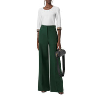 Haut en coton extensible avec détails check - White