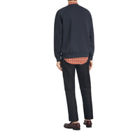 Sweat-shirt en jersey avec logo d'archive brodé - Navy