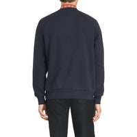 Sweat-shirt en jersey avec logo d'archive brodé - Navy