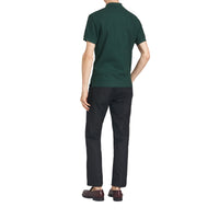 Polo en piqué de coton avec logo d'archive - Dark Forest Green
