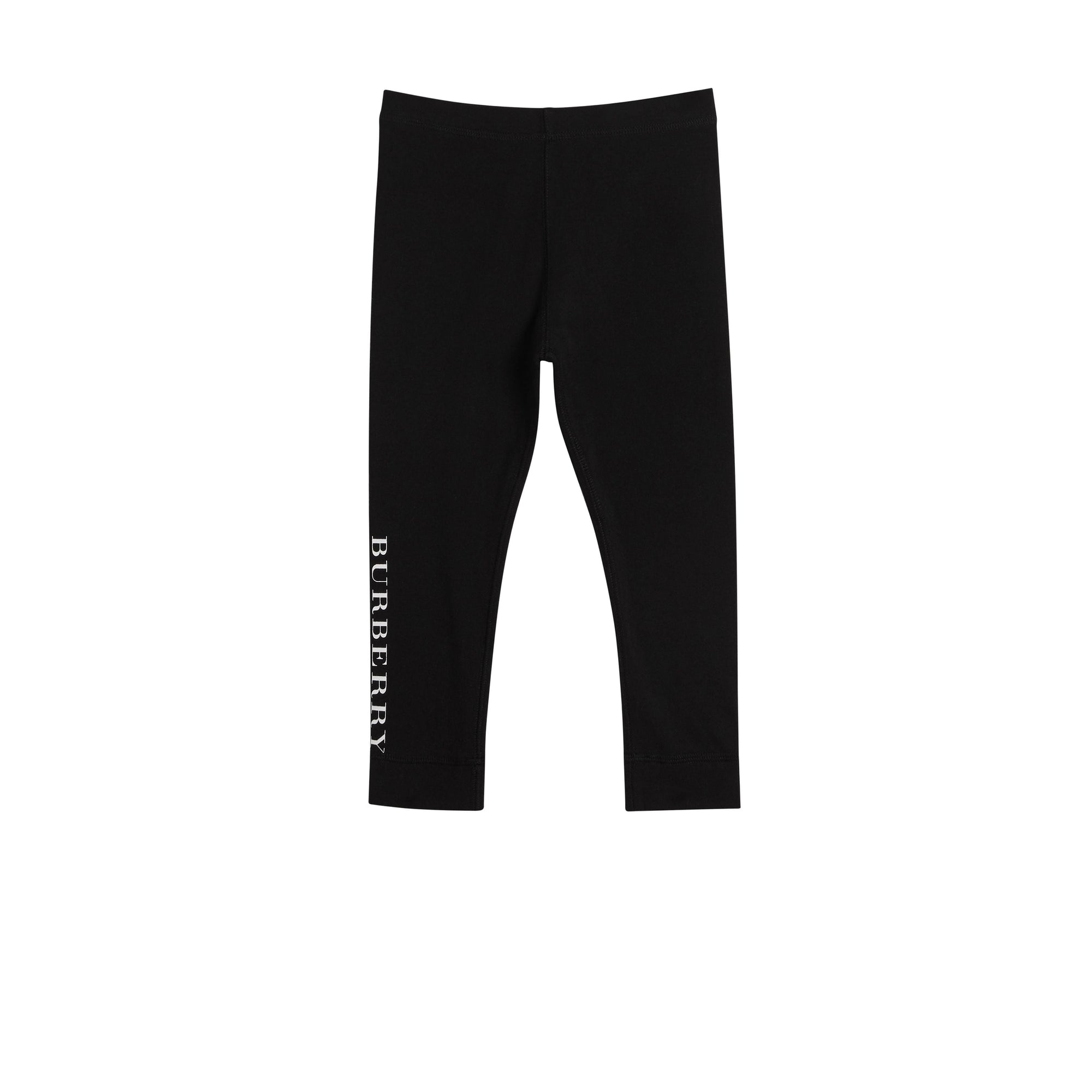 Legging en coton extensible avec logo - Black