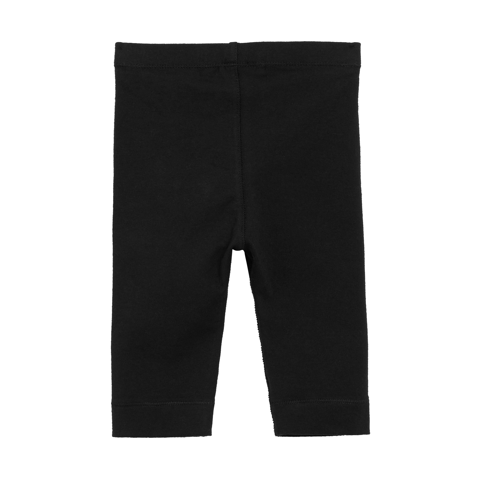 Legging en coton extensible avec logo - Black