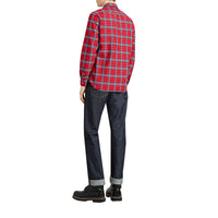Chemise en coton à motif check - Bright Red