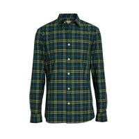 Chemise en coton à motif check - Dark Pwtr Blue