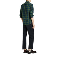 Chemise en coton à motif check - Dark Pwtr Blue