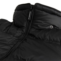 Doudoune rembourrée en duvet avec capuche amovible - Black