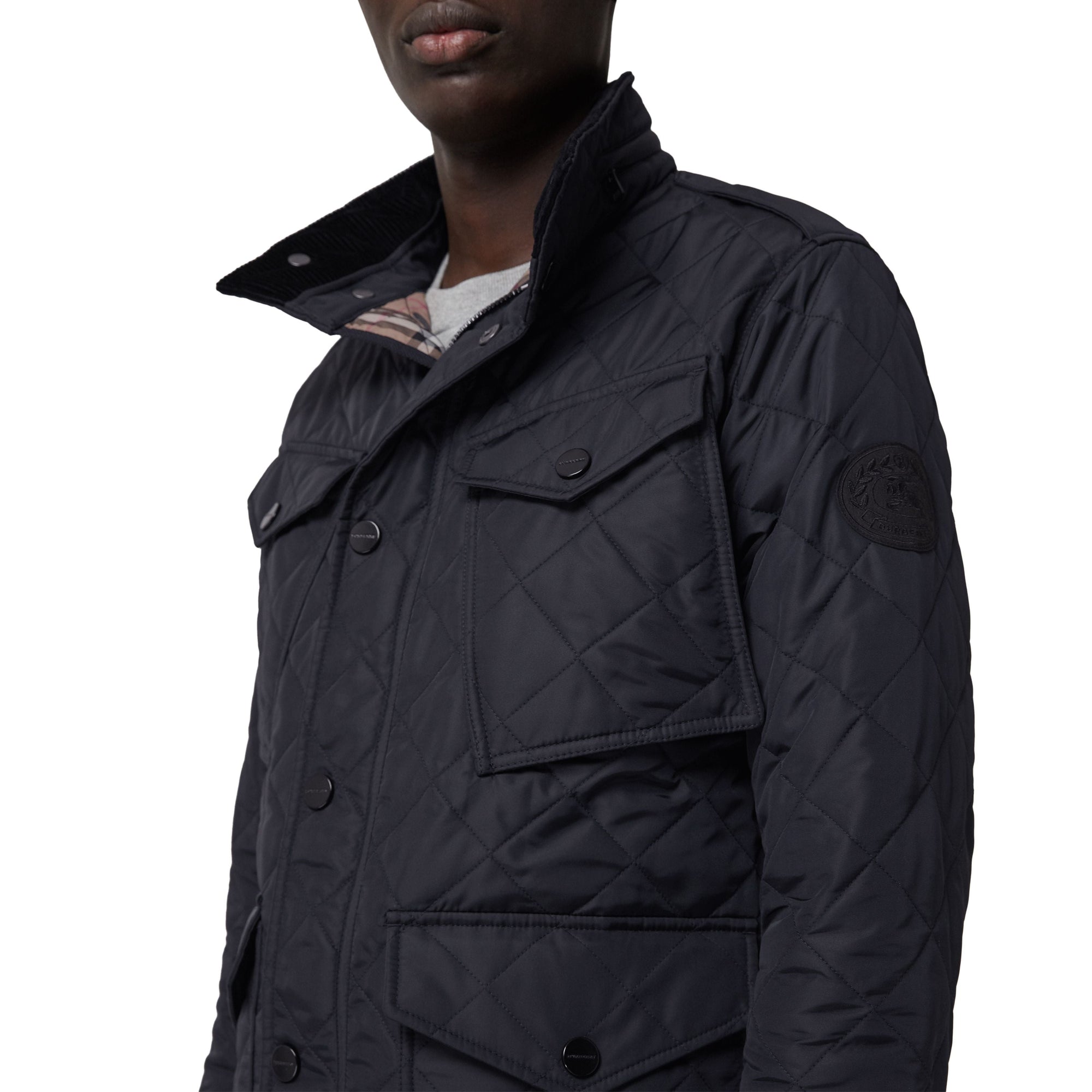 Veste utilitaire thermorégulée matelassée - Navy
