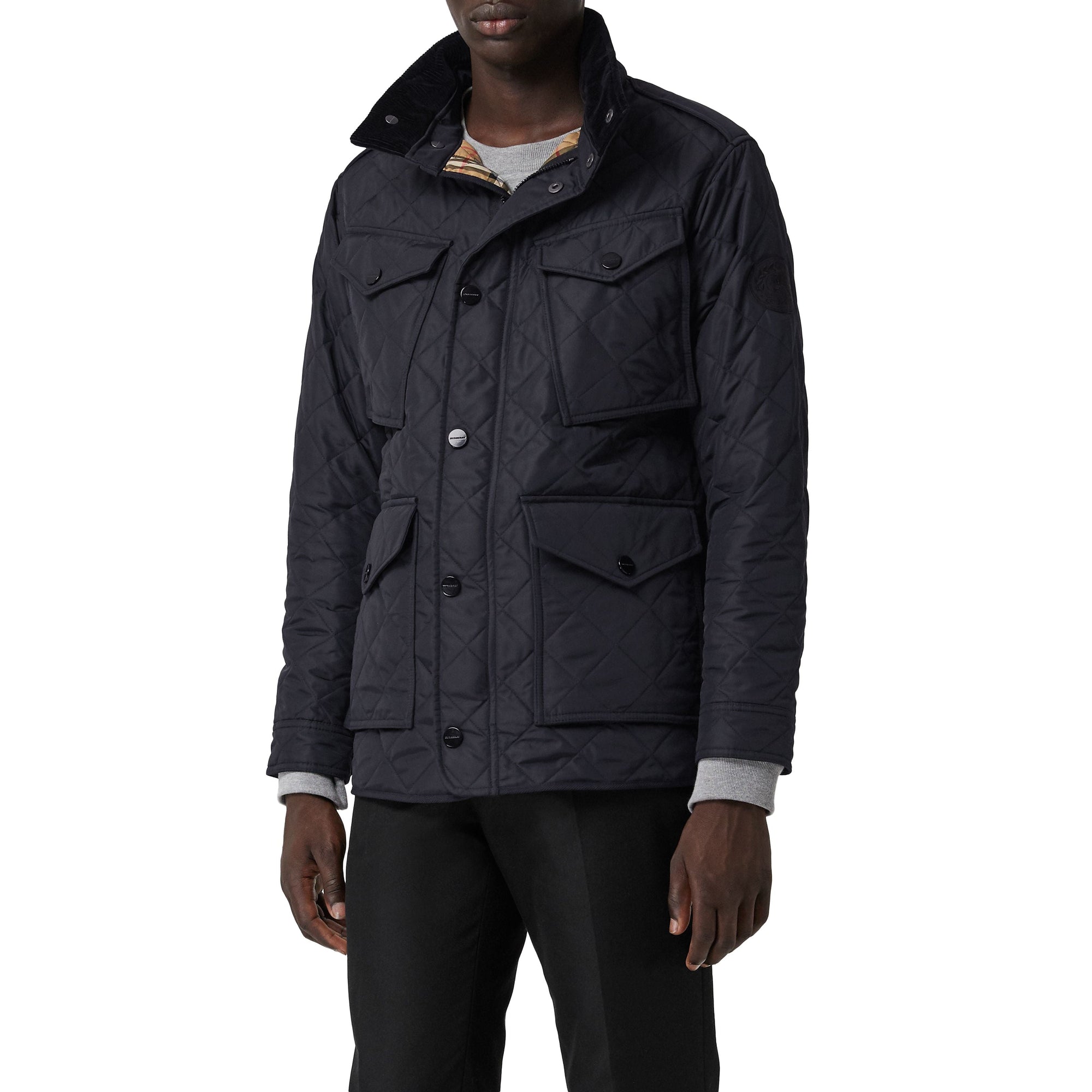 Veste utilitaire thermorégulée matelassée - Navy