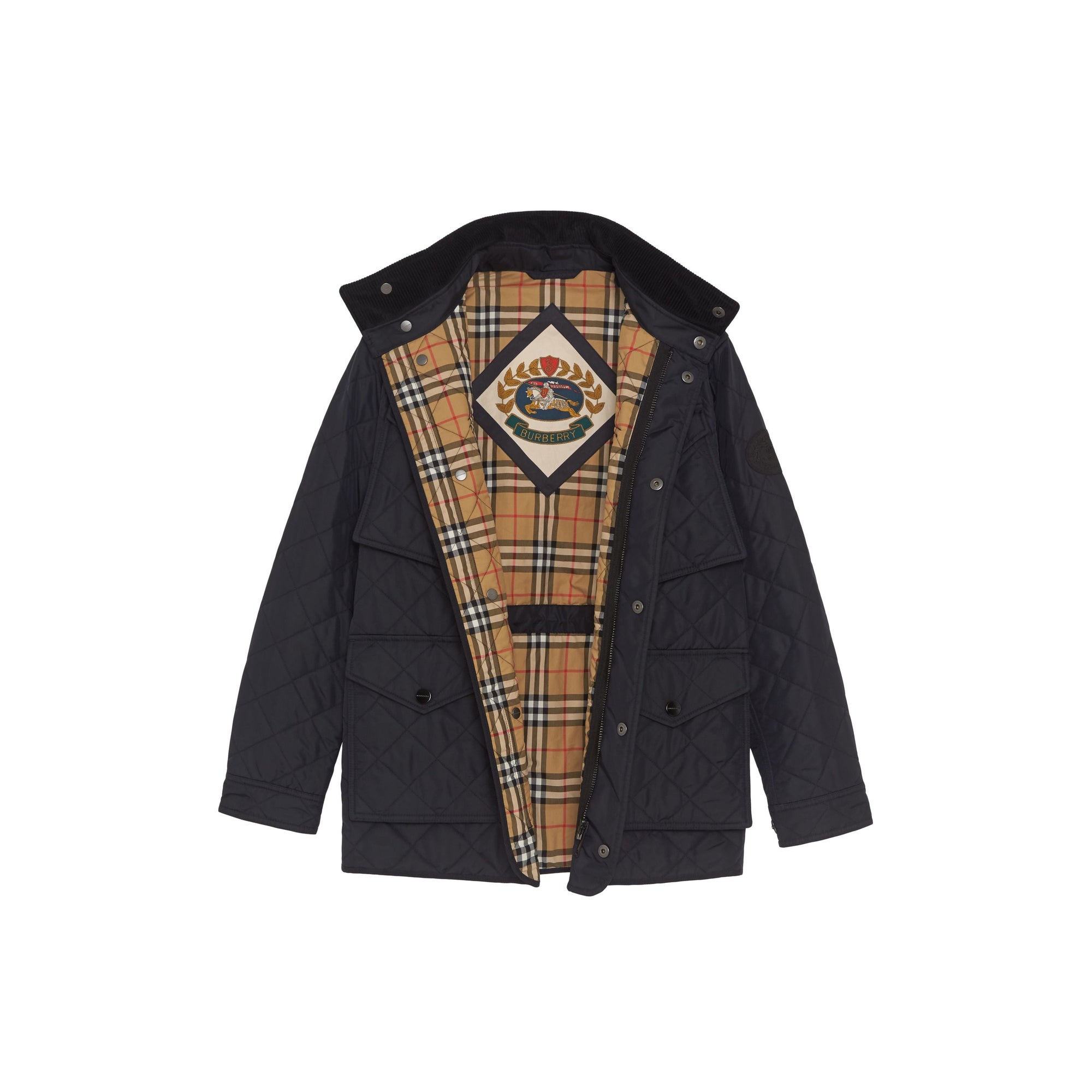 Veste utilitaire thermorégulée matelassée - Navy