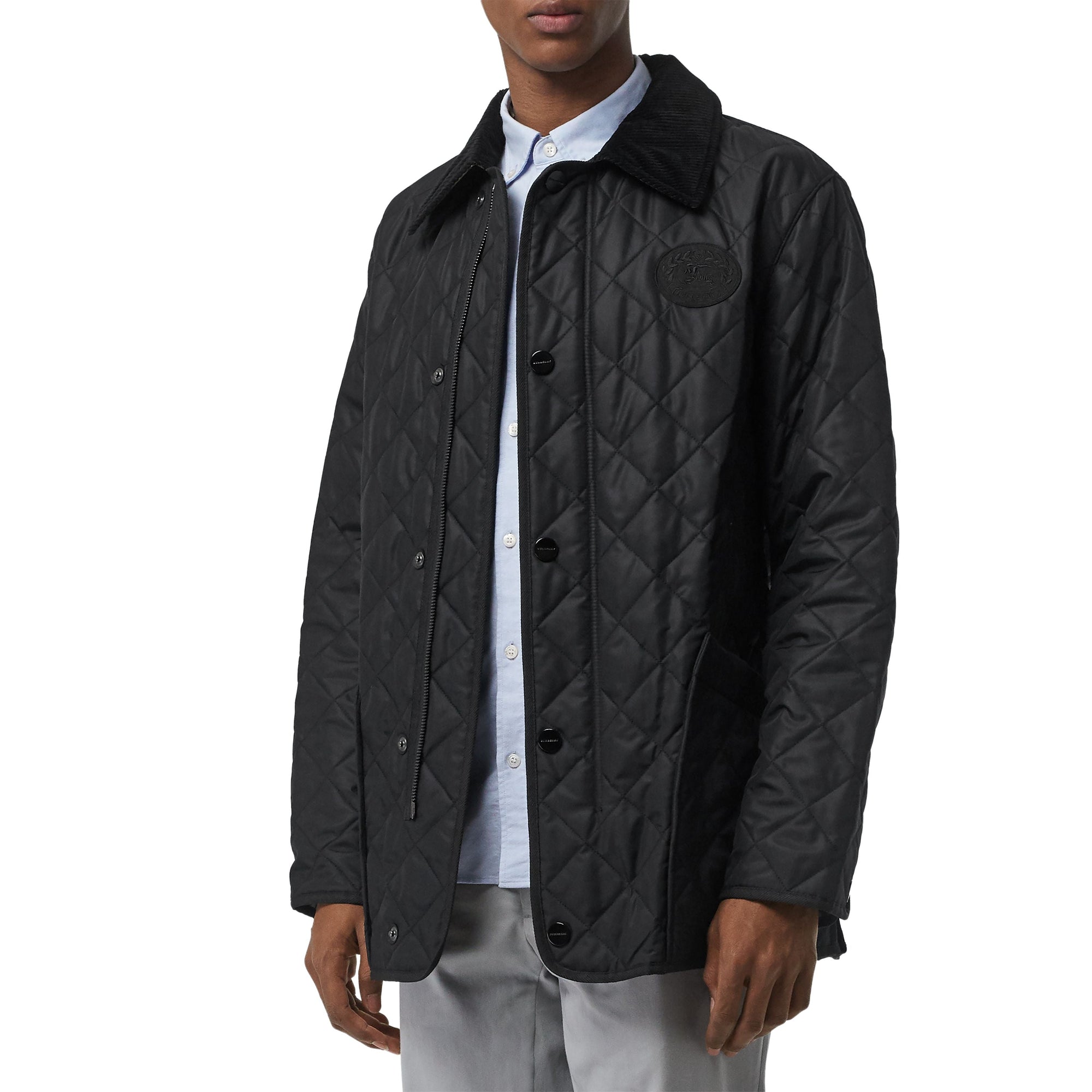 Veste de campagne thermorégulée matelassée - Black