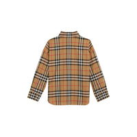 Chemise en coton à motif Vintage check - Antique Yellow