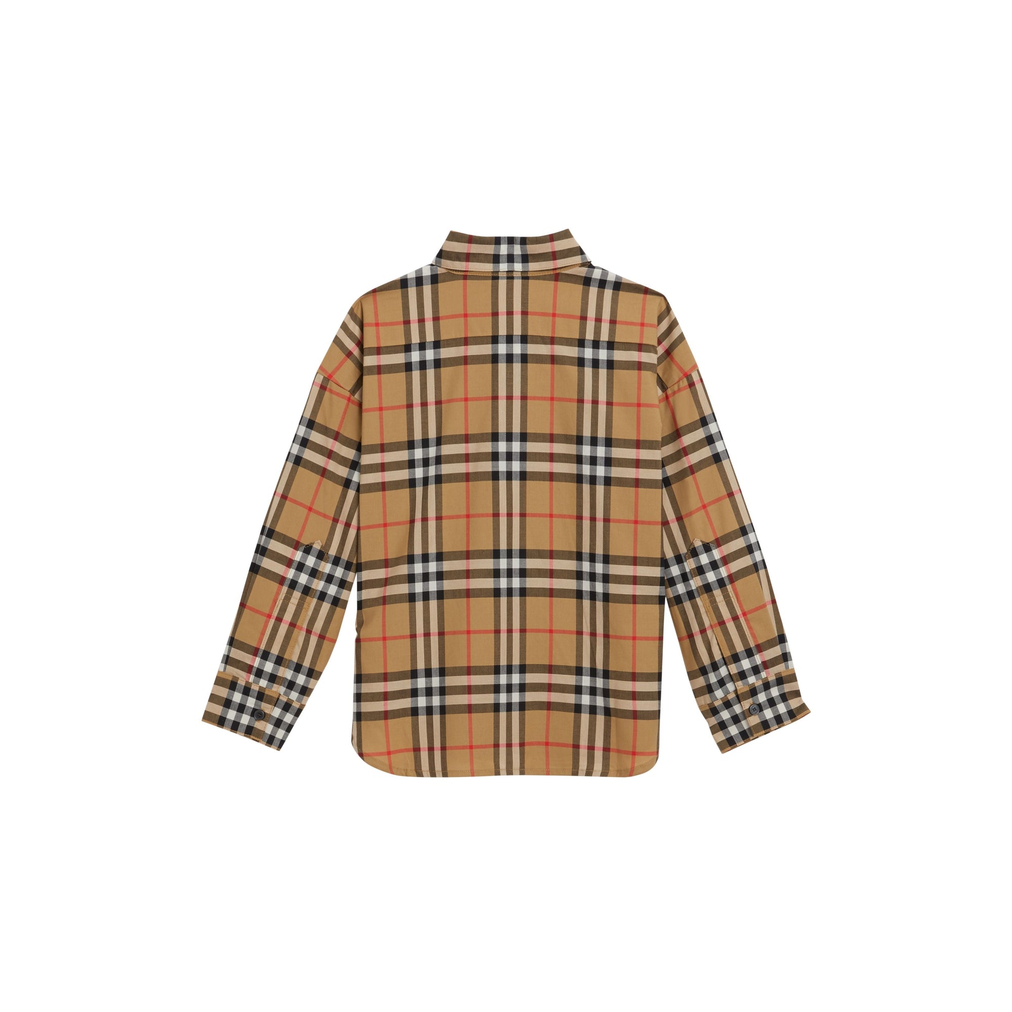 Chemise en coton à motif Vintage check - Antique Yellow