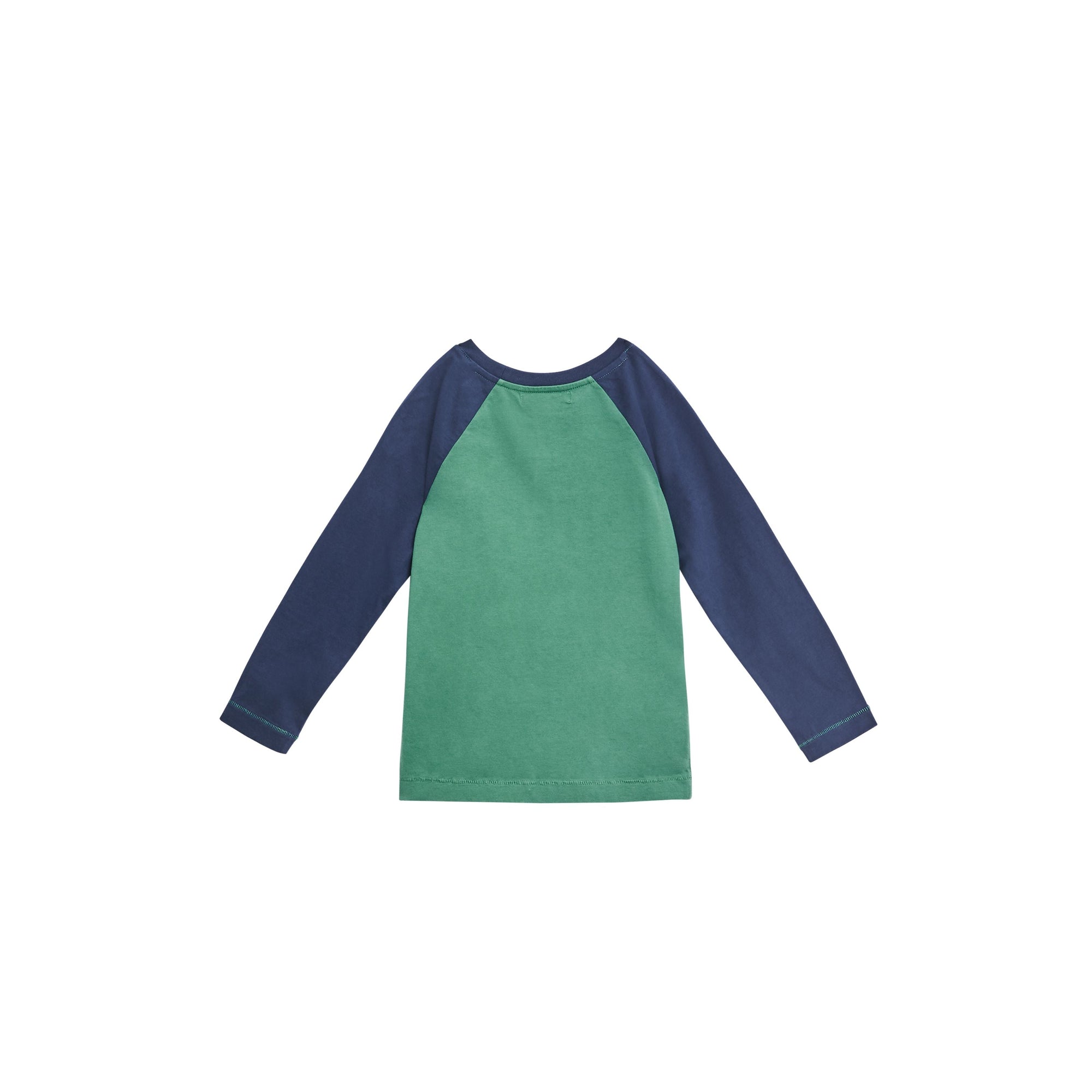 Haut en coton bicolore avec logo d'archive - Bright Pigment Green