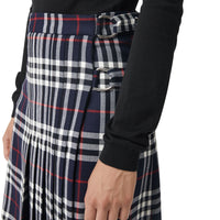 Kilt en laine tartan - Navy