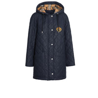 Parka matelassée oversize avec capuche - Navy