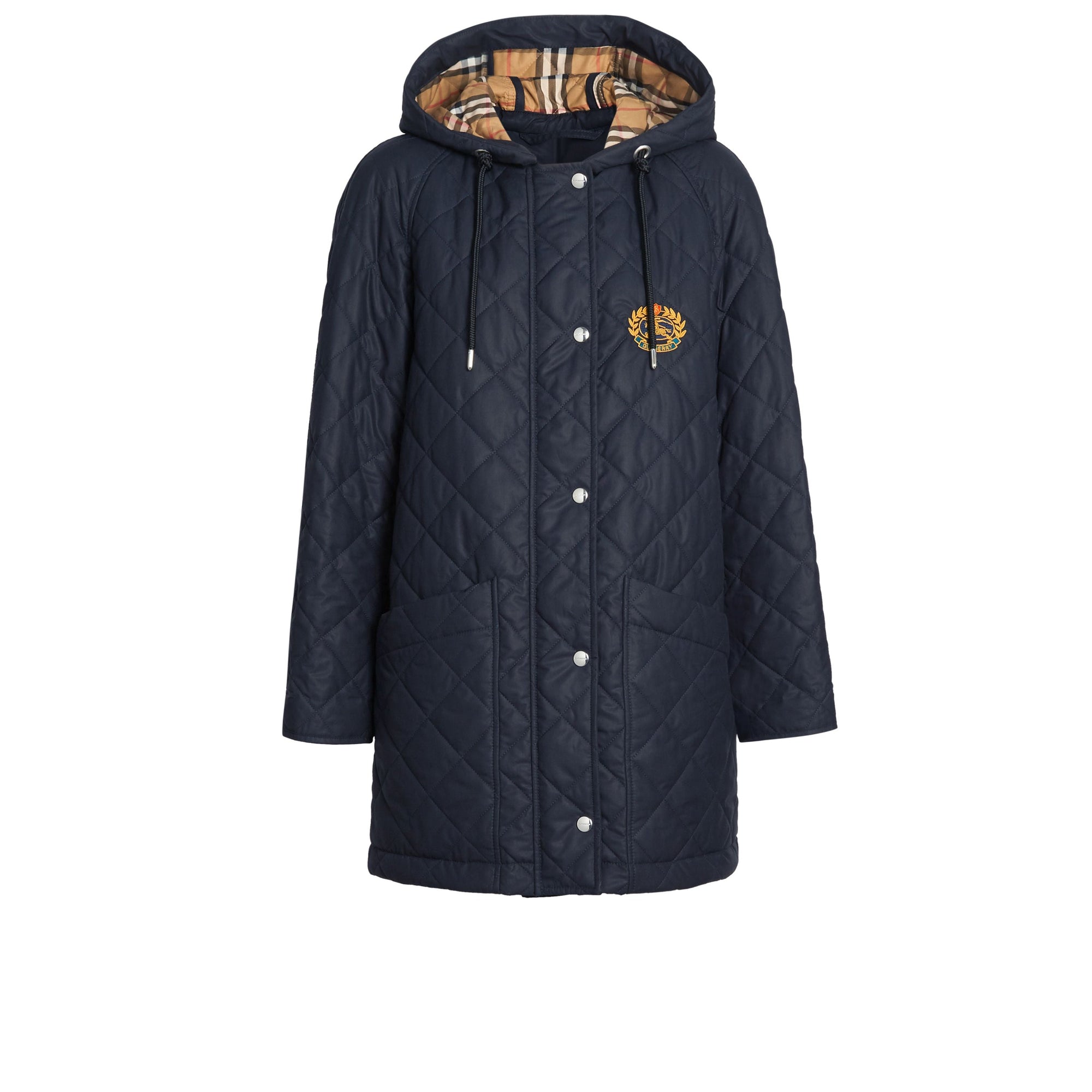 Parka matelassée oversize avec capuche - Navy