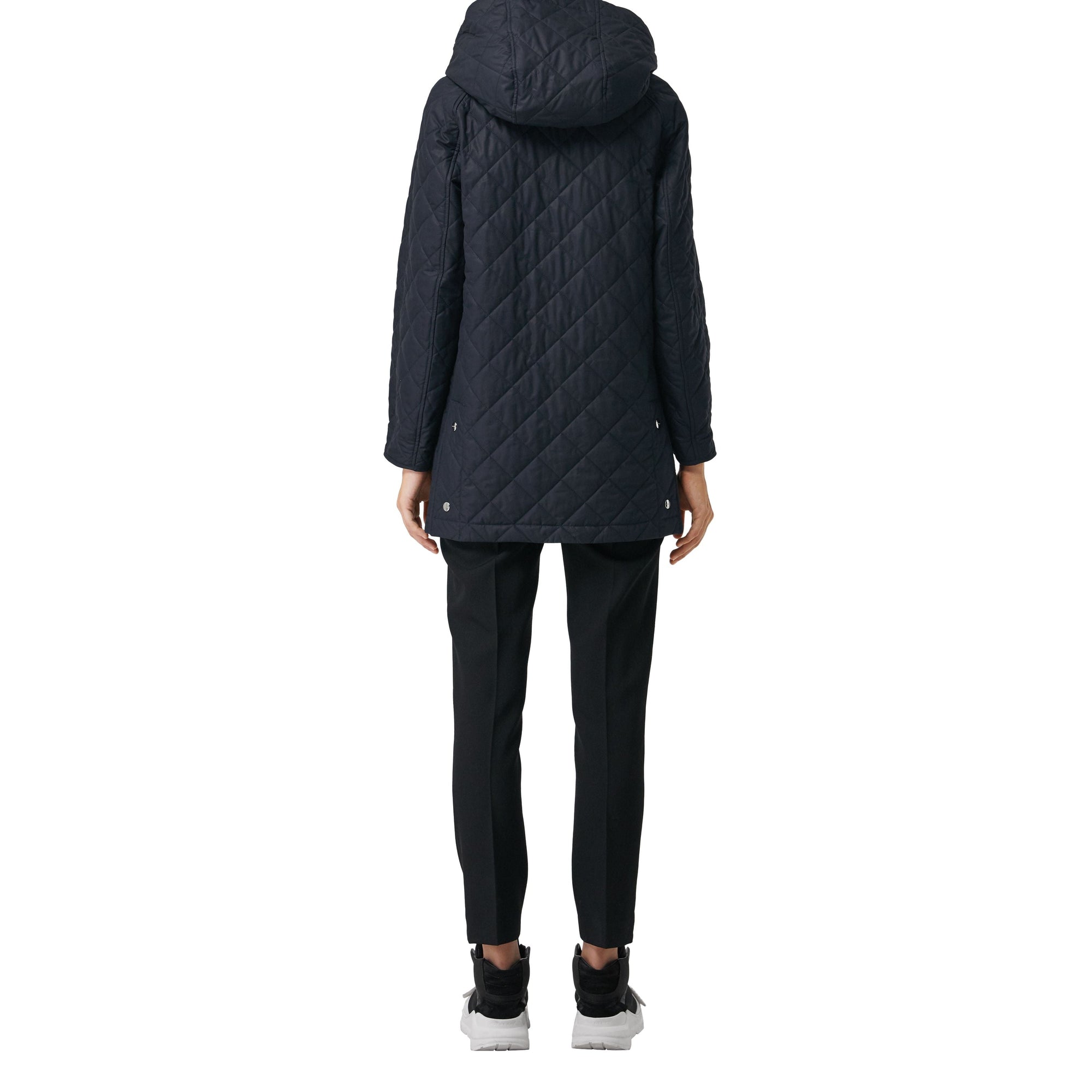 Parka matelassée oversize avec capuche - Navy