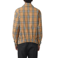 Veste Harrington à imprimé écharpes d'archive - Antique Yellow
