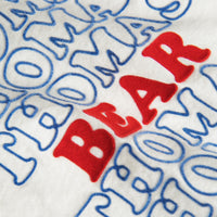 Haut en coton à manches raglan avec imprimé Thomas Bear - White