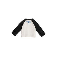 Haut en coton à manches raglan avec imprimé Thomas Bear - White