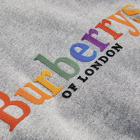 Sweat-shirt en jersey de coton avec logo d'archive - Grey Melange