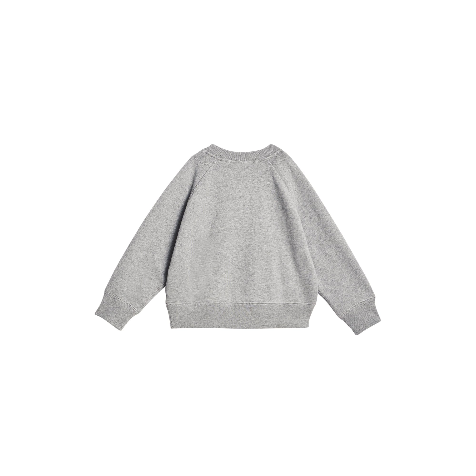 Sweat-shirt en jersey de coton avec logo d'archive - Grey Melange