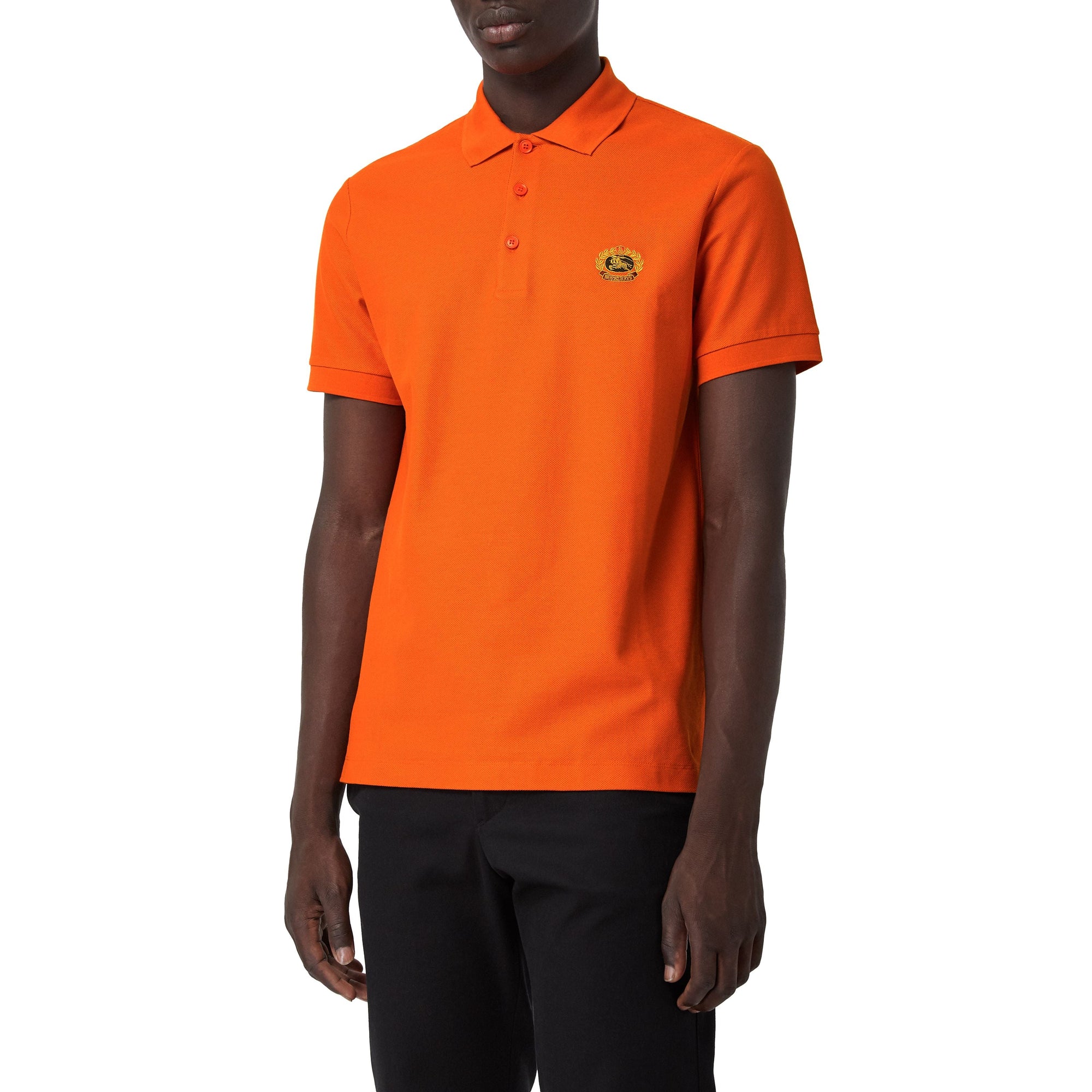 Polo en piqué de coton avec logo d'archive - Clementine