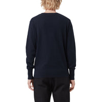 Pull en cachemire avec logo d'archive brodé - Navy