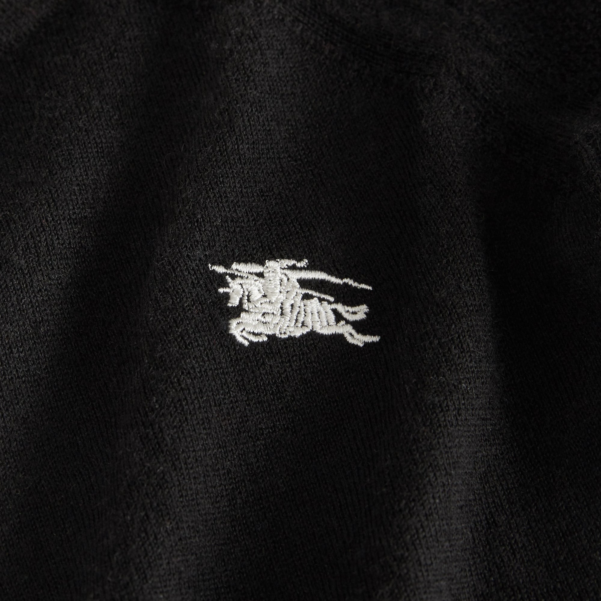 Pull à col ras du cou en cachemire - Black