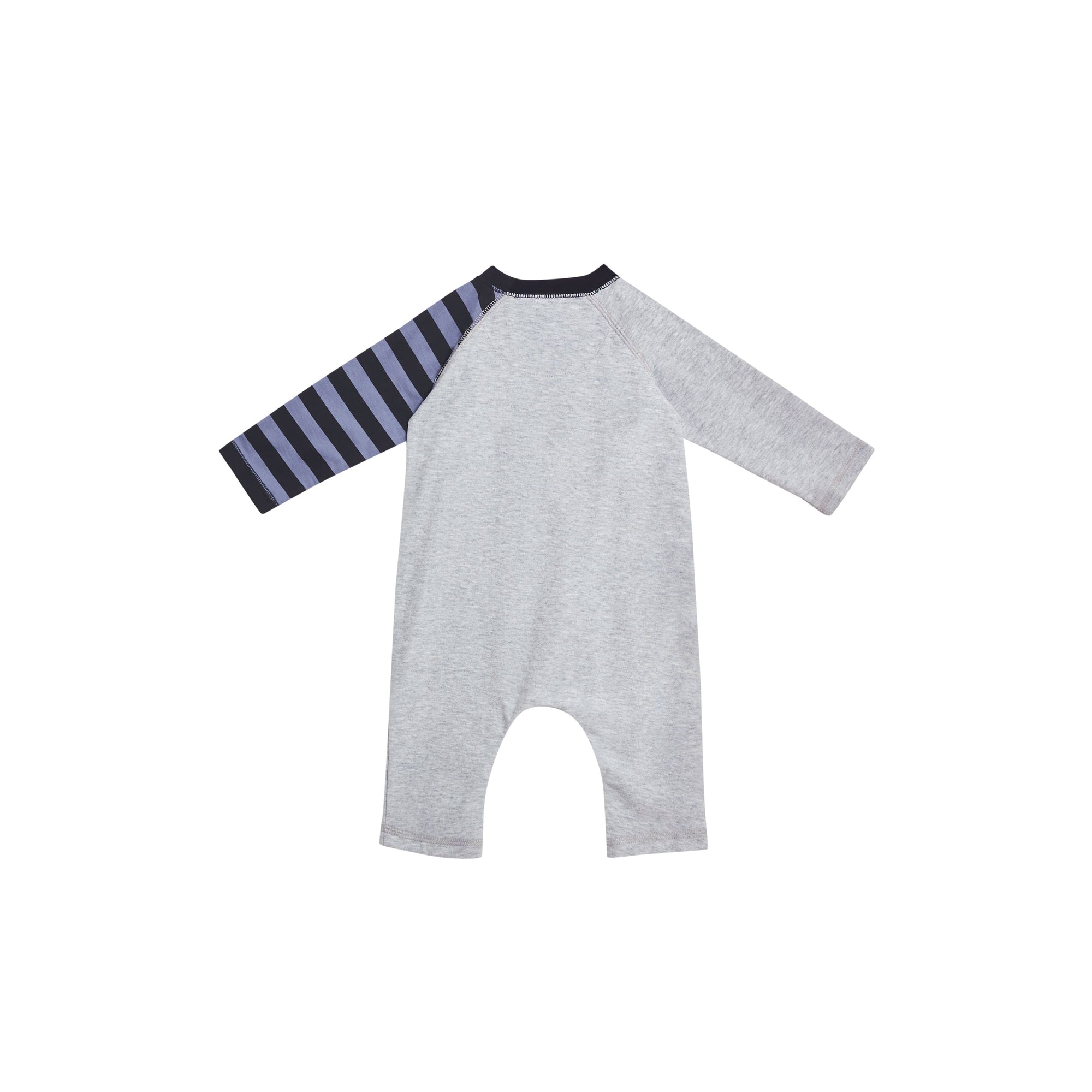 Combinaison en coton avec imprimé smiley - Grey Melange