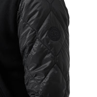 Veste à capuche matelassée réversible - Black