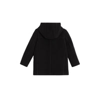 Duffle-coat en laine double face - Black Check