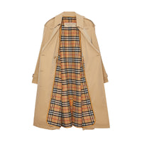 Gilet intérieur long en laine et cachemire pour trench Burberry - Antique Yellow