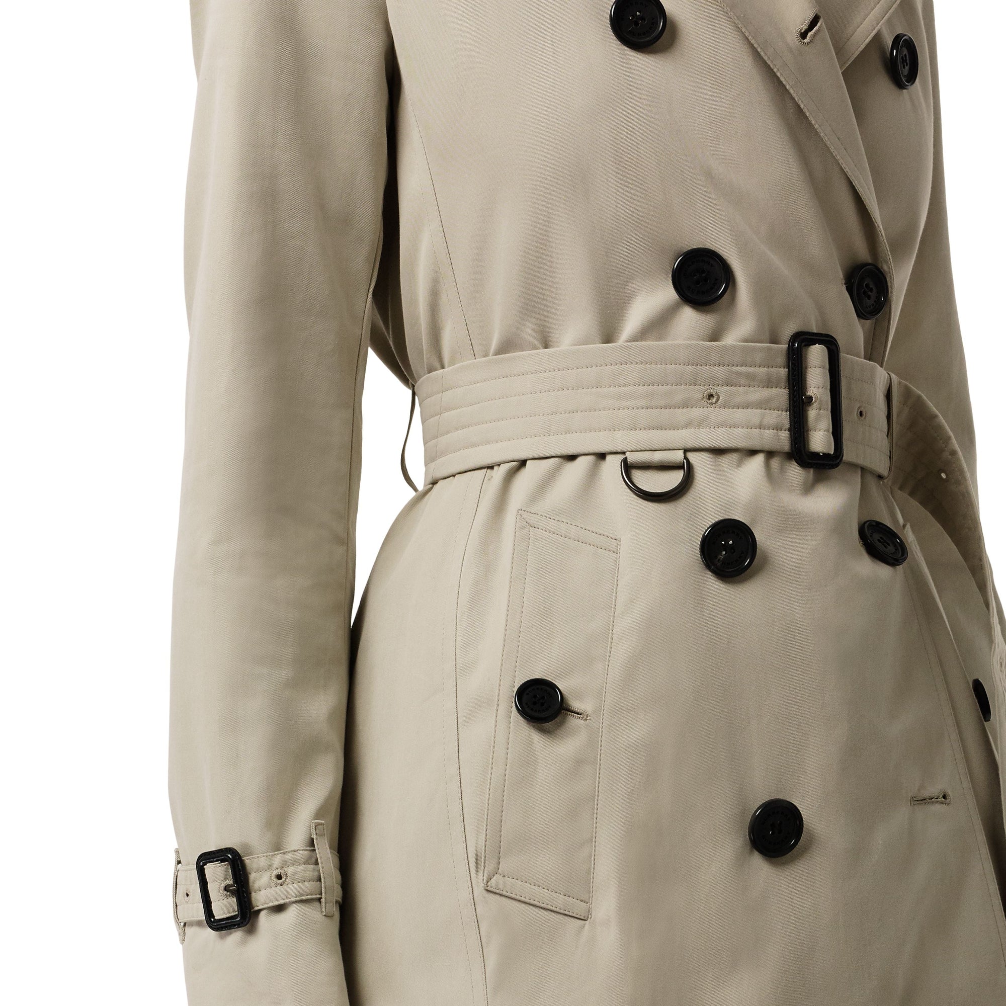 Trench Kensington en gabardine de coton - Stone