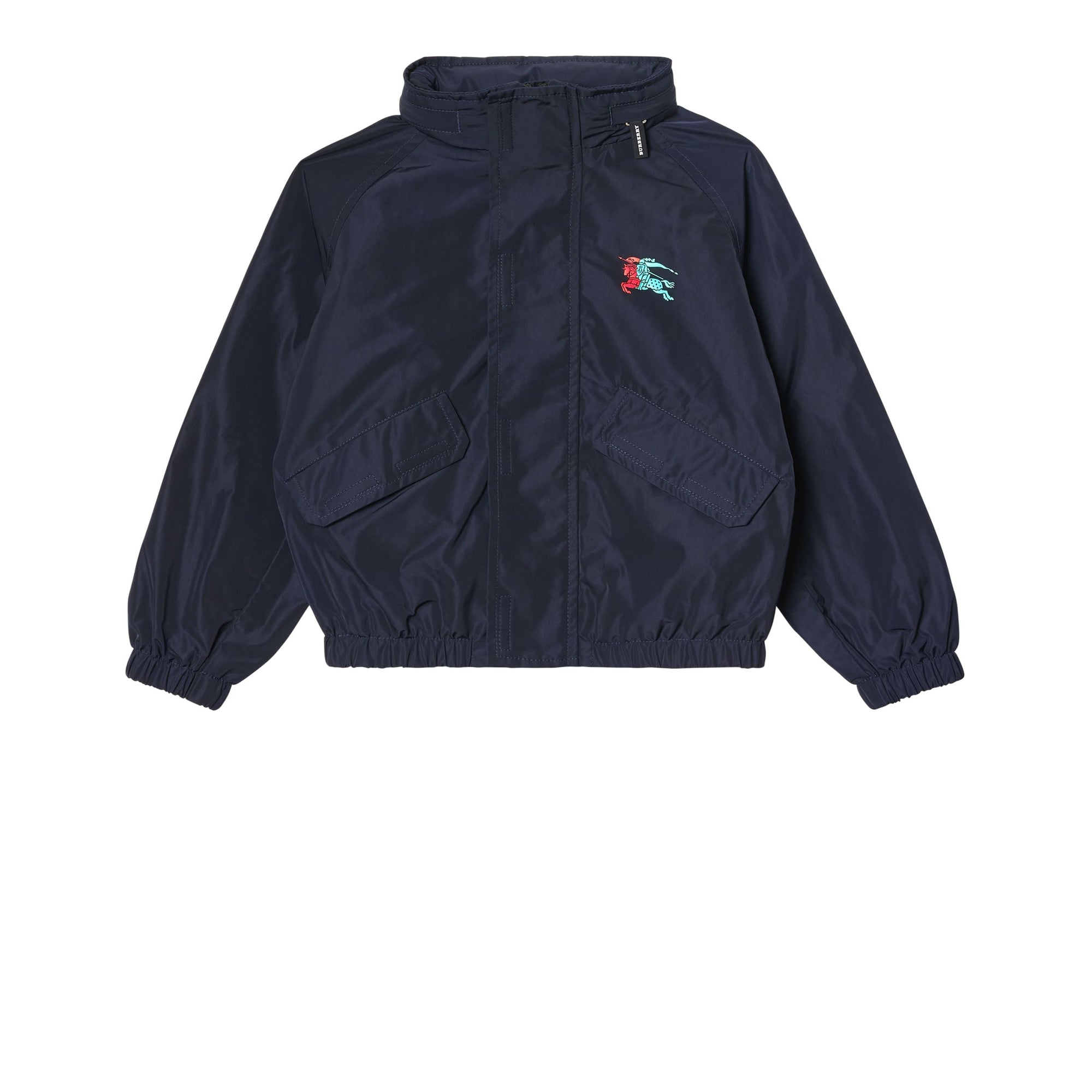 Veste en taffetas à mémoire de forme avec capuche repliable - Navy