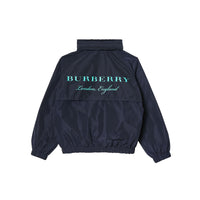 Veste en taffetas à mémoire de forme avec capuche repliable - Navy