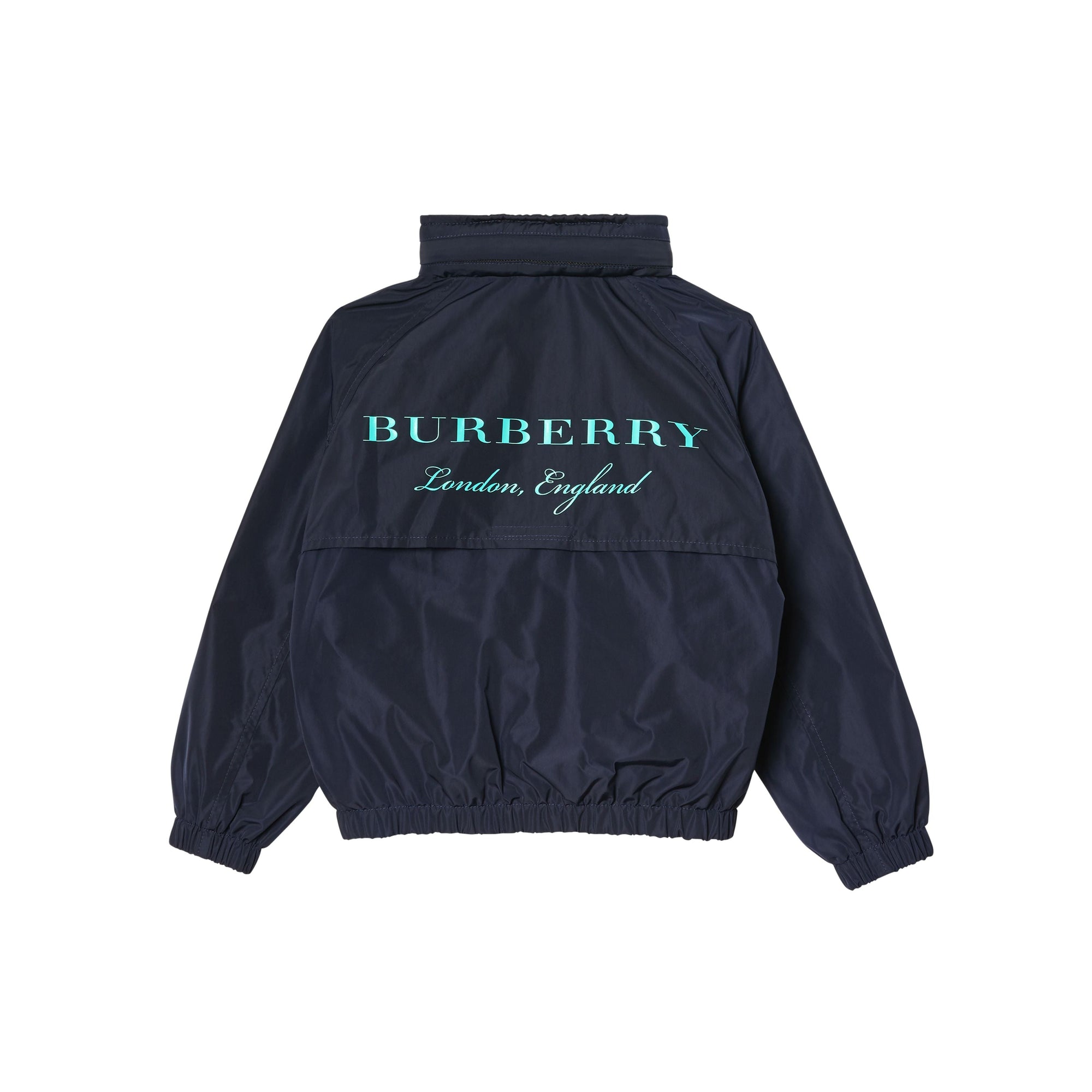 Veste en taffetas à mémoire de forme avec capuche repliable - Navy