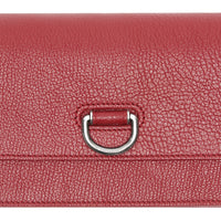 Mini sac The D-ring en cuir - Crimson