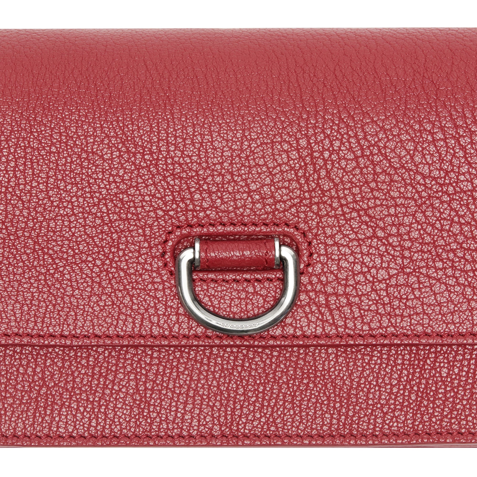 Mini sac The D-ring en cuir - Crimson