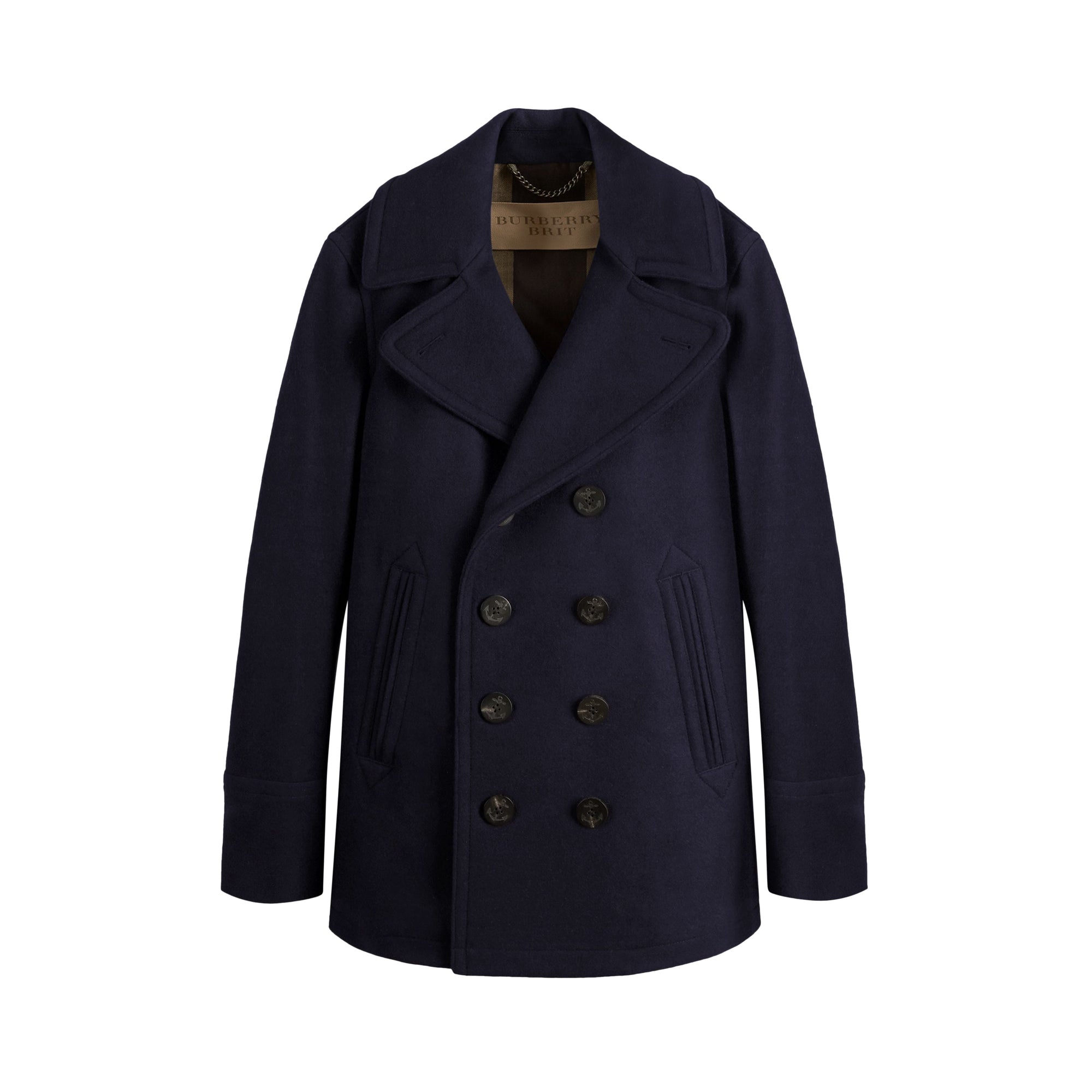 Caban en laine et cachemire - Navy